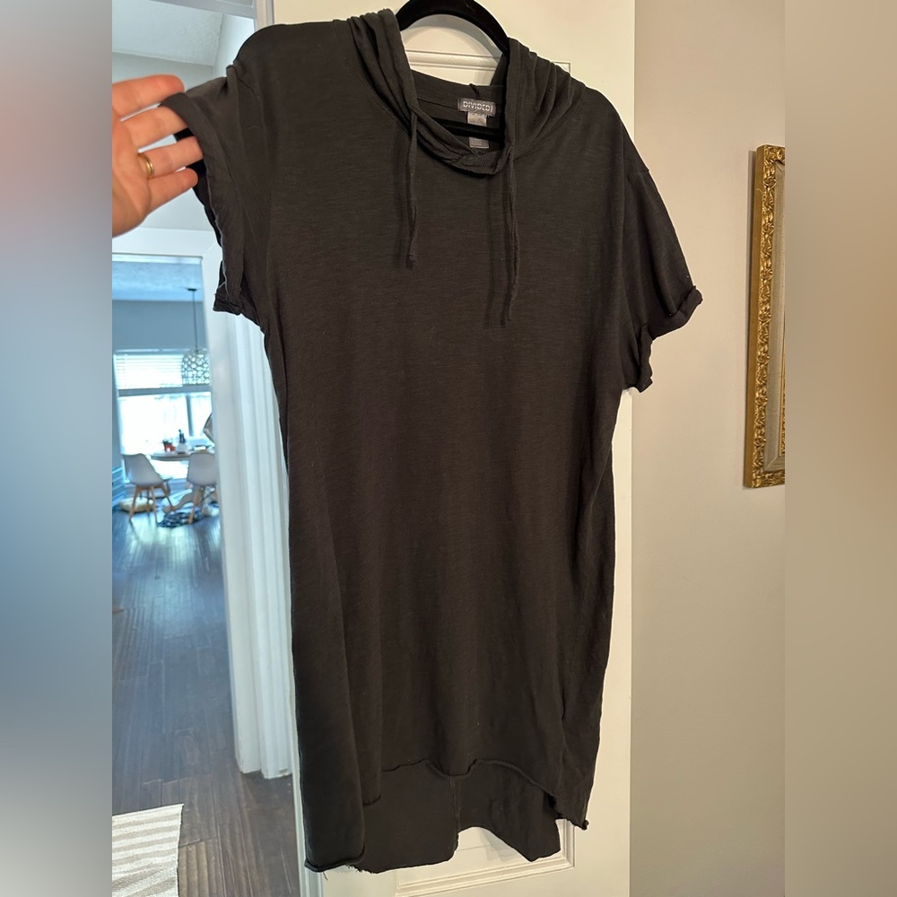 Distressed hoody shirt